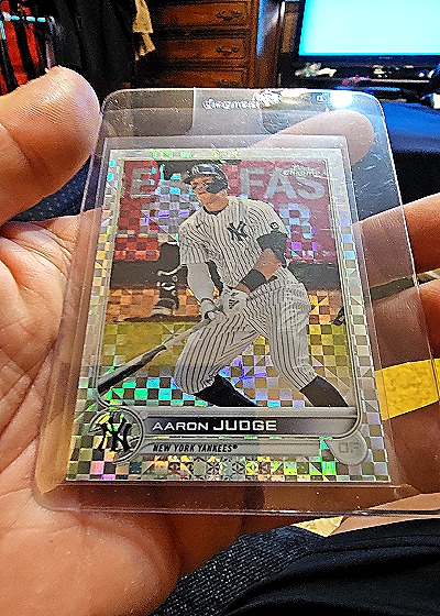 2022 Topps Chrome #99 Aaron Judge — front