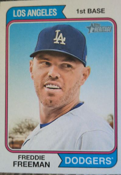 2023 Topps Heritage #377 Freddie Freeman — front