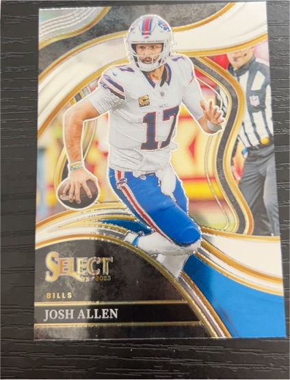 2023 Panini Select Club Level Die Cut Josh Allen — front