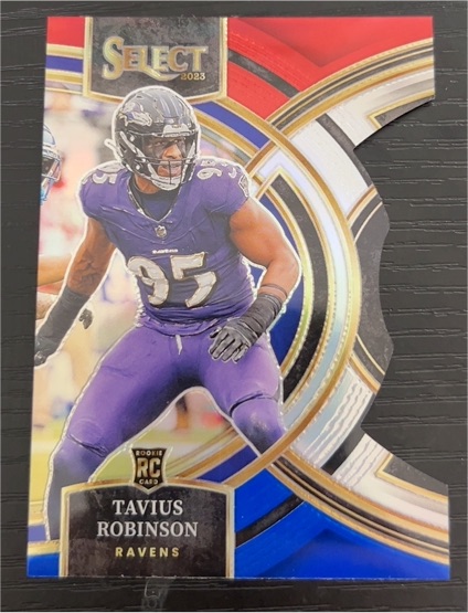 2023 Panini Select Premier Level Die-Cut #114 Tavius Robinson — front