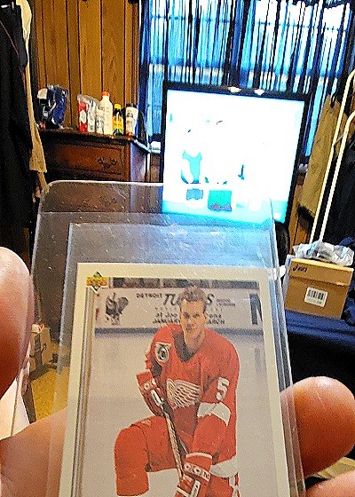 1991-92 Upper Deck #584 Nicklas Lidstrom — front