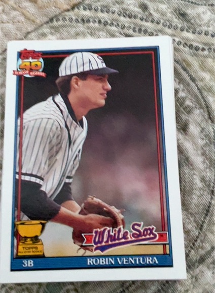 1991 Topps #461 Robin Ventura — front
