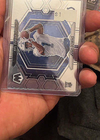 2023 Panini Mosaic NFL Debut #ND-11 Josh Downs — front