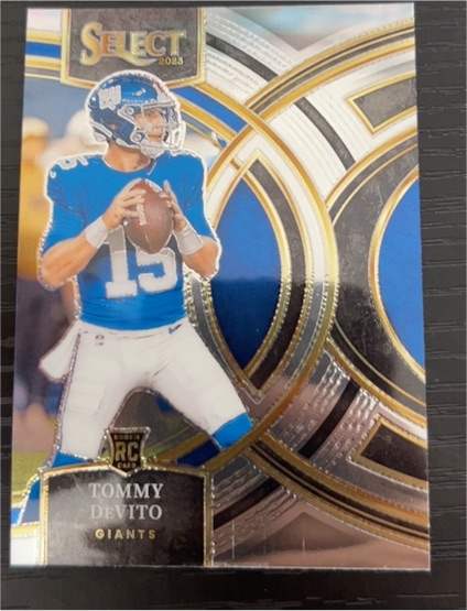 2023 Panini Select #102 Tommy DeVito Rookie New York Giants — front