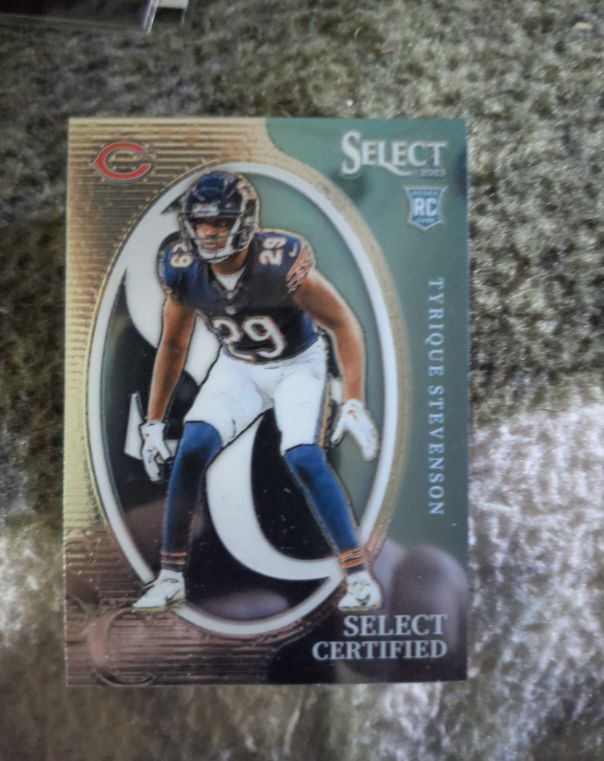 2023 Panini Select #CRO-TST Tyrique Stevenson Select Certified Rookies — front