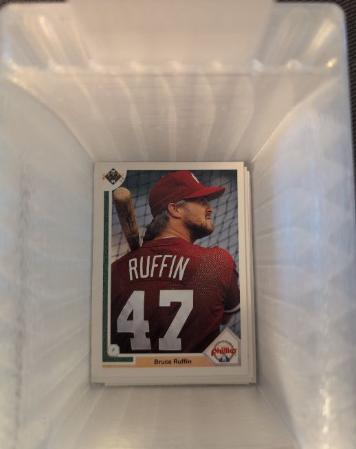 1991 Upper Deck #410 Bruce Ruffin — front