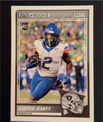 2025 Panini Score #14 Ashton Jeanty — front