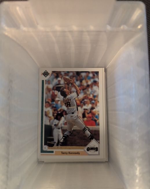 1991 Upper Deck #404 Terry Kennedy — front