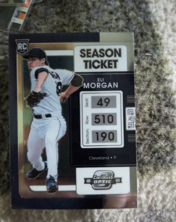 2022 Panini Chronicles Contenders Optic #17 Eli Morgan — front