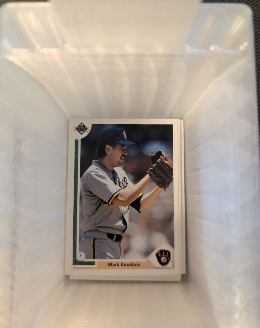 1991 Upper Deck #393 Mark Knudson — front