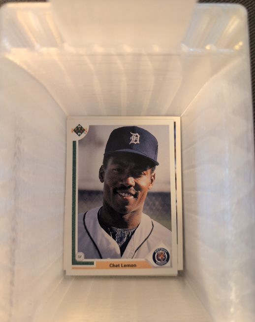 1991 Upper Deck #389 Chet Lemon — front