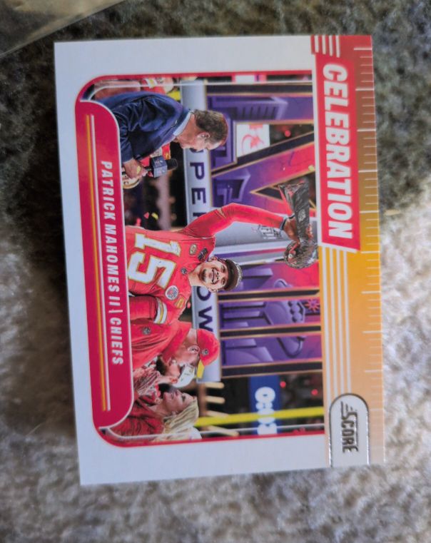 2024 Panini Score Celebration #C-PMS Patrick Mahomes II — front