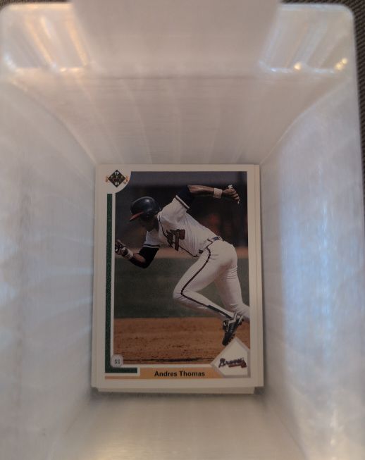 1991 Upper Deck #55 Andres Thomas — front
