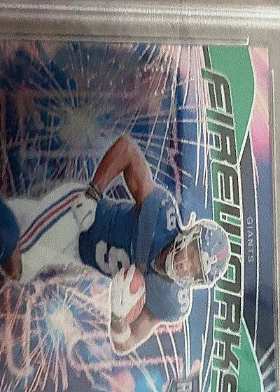 2024 Panini Prizm Fireworks Green Prizm #4 Lawrence Taylor — front