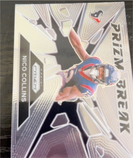 2024 Panini Prizm Prizm Break #3 Nico Collins — front