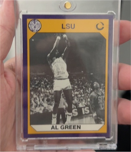1990 Collegiate Collection LSU Al Green — front