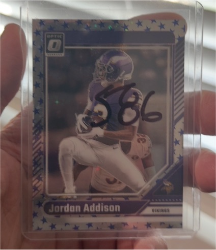 2024 Panini Donruss Optic #129 Jordan Addison — front