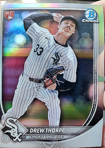 2025 Bowman Chrome #8 Drew Thorpe — front