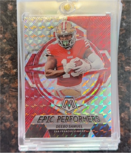 2023 Panini Mosaic Epic Performers #EP-DS Deebo Samuel — front