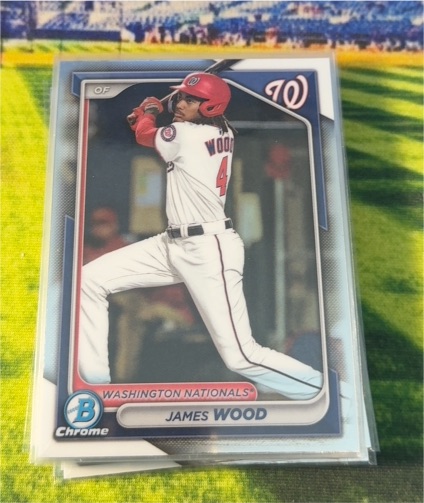 2024 Bowman Chrome Prospects #BCP-91 James Wood — front