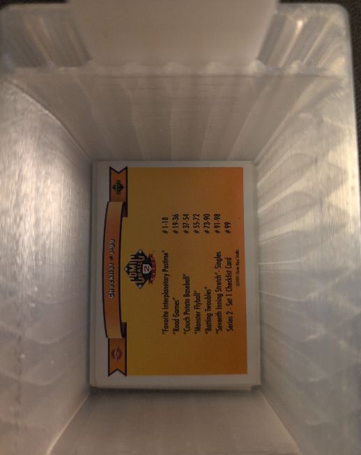 1991 Upper Deck Looney Tunes Comic Ball #99 Checklist — front