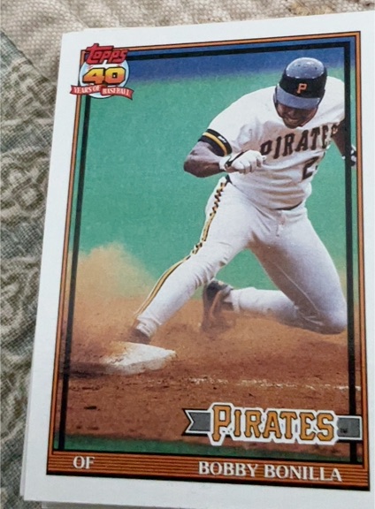 1991 Topps #750 Bobby Bonilla — front