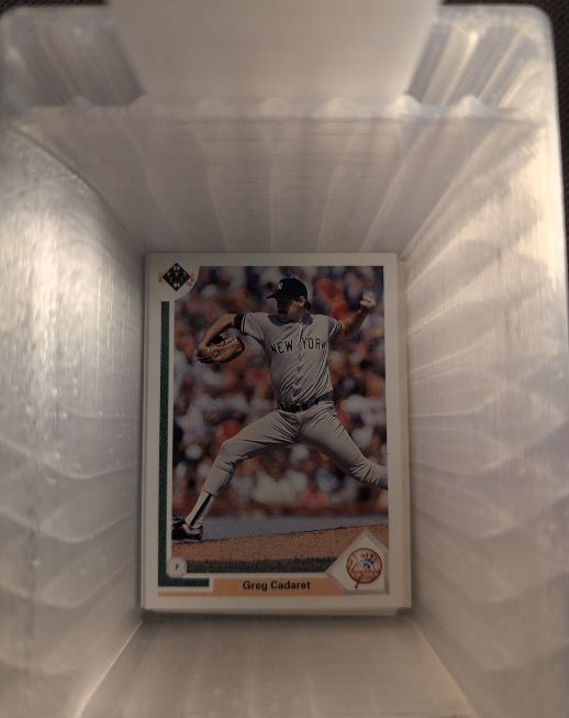 1991 Upper Deck #343 Greg Cadaret — front