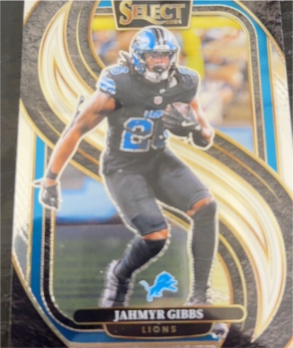 2024 Panini Select #163 Jahmyr Gibbs Premier Level — front