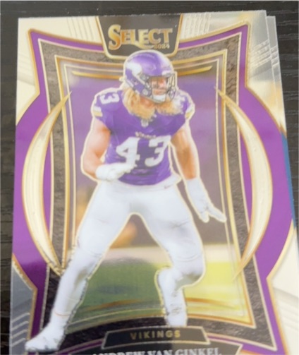 2024 Panini Select Red Shock Prizm #6 Andrew Van Ginkel — front