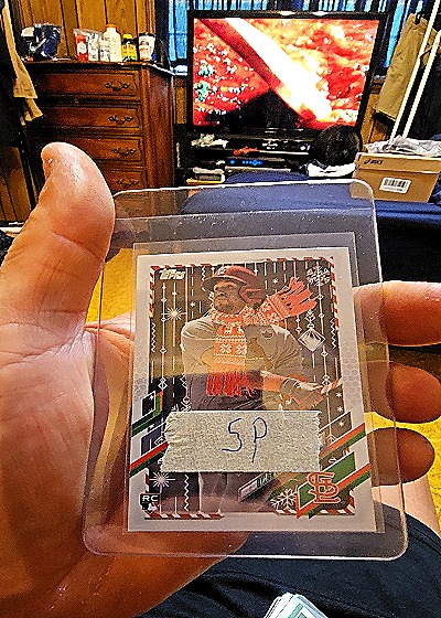 2022 Topps Now #RC-1 Nolan Gorman Rookie Card — front