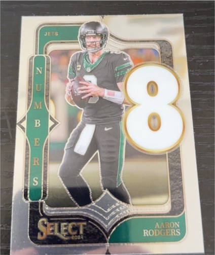 2024 Panini Select #16 Aaron Rodgers Select Numbers — front