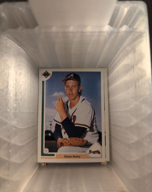 1991 Upper Deck #365c Steve Avery — front