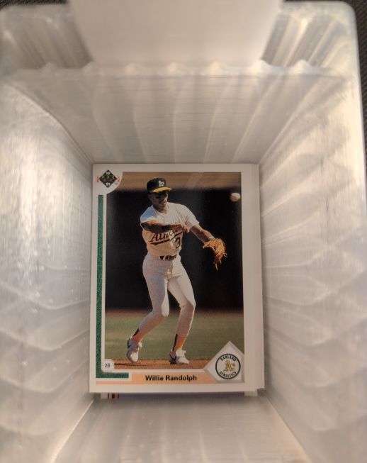 1991 Upper Deck #421 Willie Randolph — front