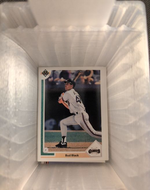1991 Upper Deck #352 Bud Black — front