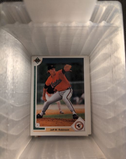 1991 Upper Deck #796 Jeff M. Robinson — front