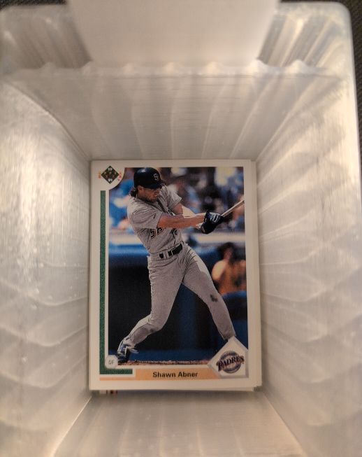 1991 Upper Deck #50 Shawn Abner — front