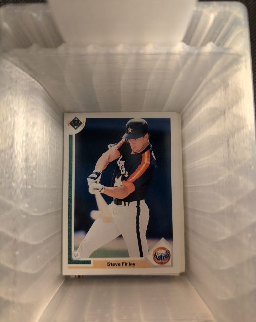 1991 Upper Deck #794 Steve Finley — front