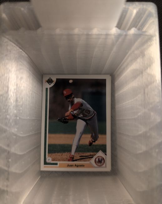 1991 Upper Deck #7 Juan Agosto — front
