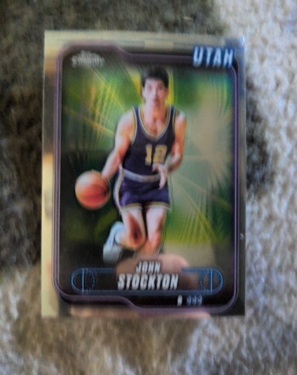 2024-25 Topps Chrome #46 John Stockton Utah Jazz — front
