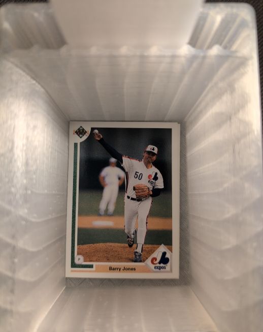 1991 Upper Deck #601 Barry Jones — front