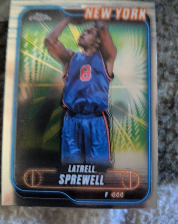 2024-25 Topps Chrome #4 Latrell Sprewell — front