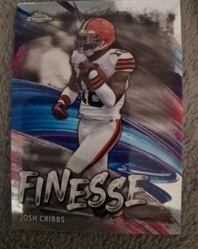 2024 Topps Chrome #F-24 Josh Cribbs Finesse — front