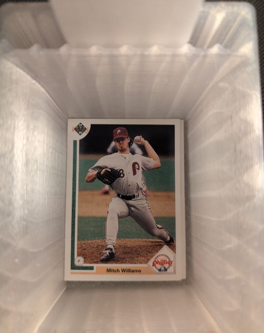 1991 Upper Deck #2 Mitch Williams — front
