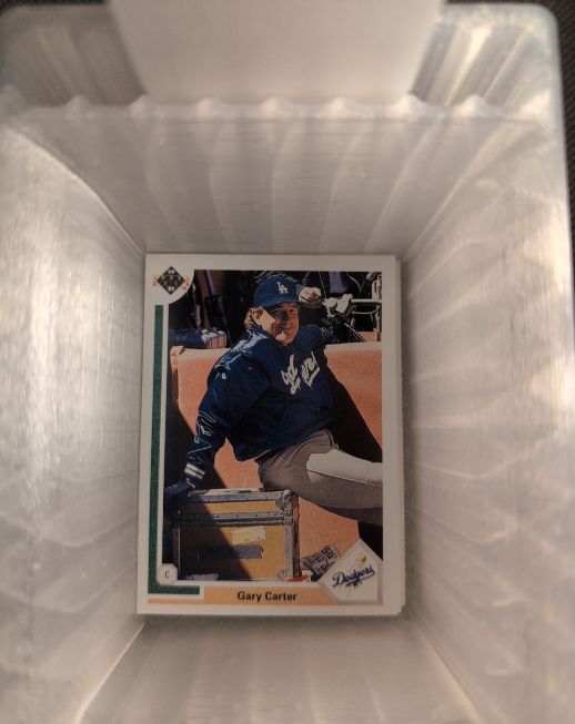1991 Upper Deck #758 Gary Carter — front