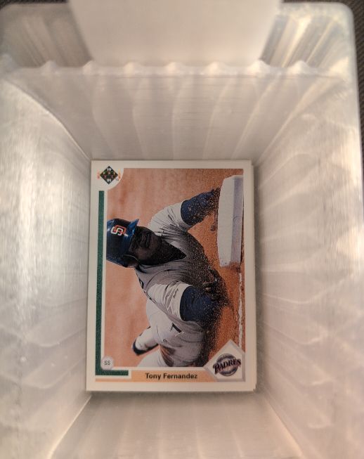 1991 Upper Deck #754 Tony Fernandez — front