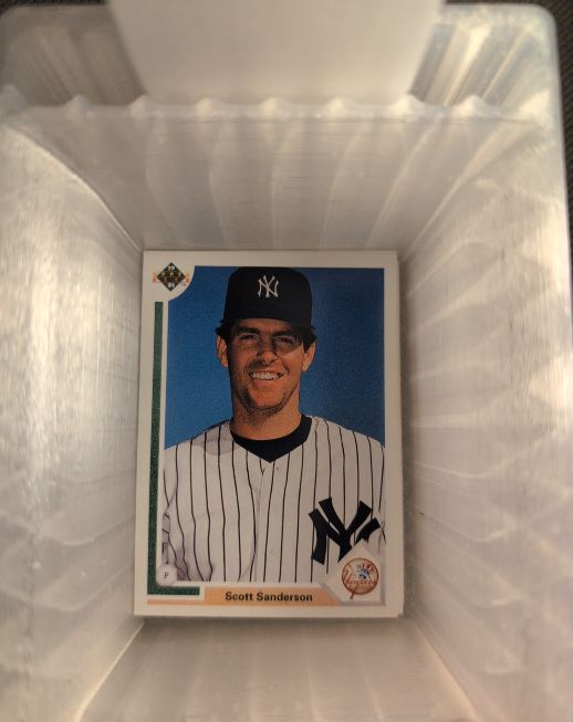 1991 Upper Deck Scott Sanderson — front