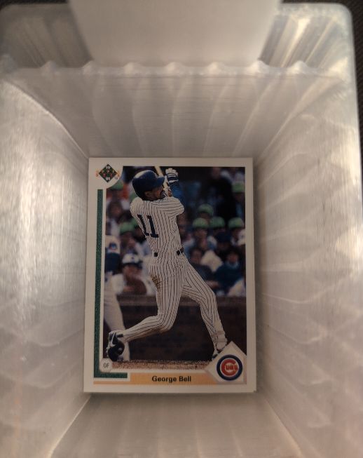 1991 Upper Deck #532 George Bell — front