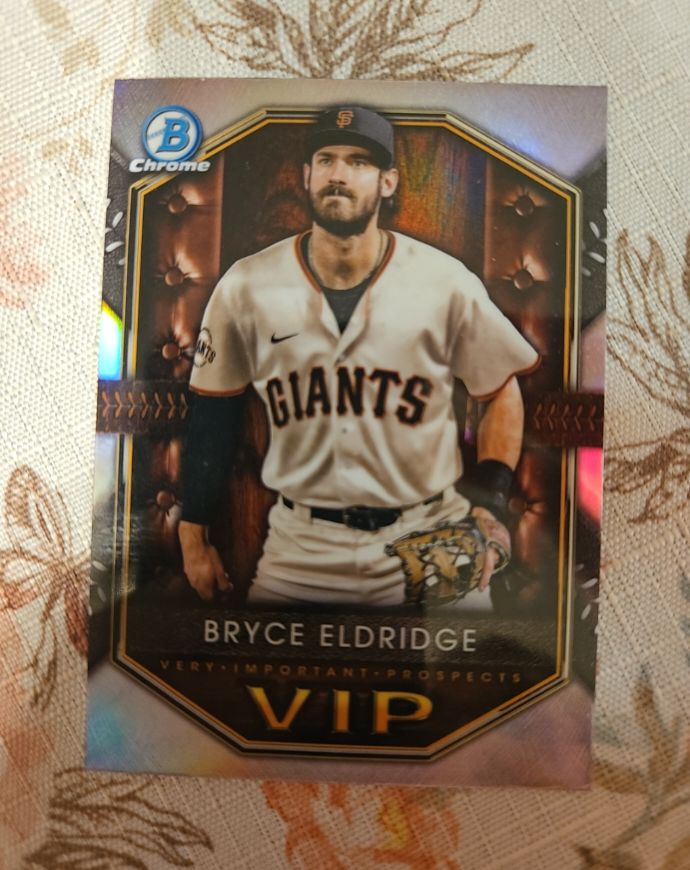 2025 Bowman Chrome #VIP-5 Bryce Eldridge — front