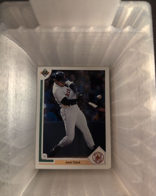 1991 Upper Deck #1 Jack Clark — front