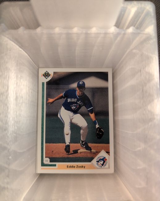 1991 Upper Deck #734 Eddie Zosky — front